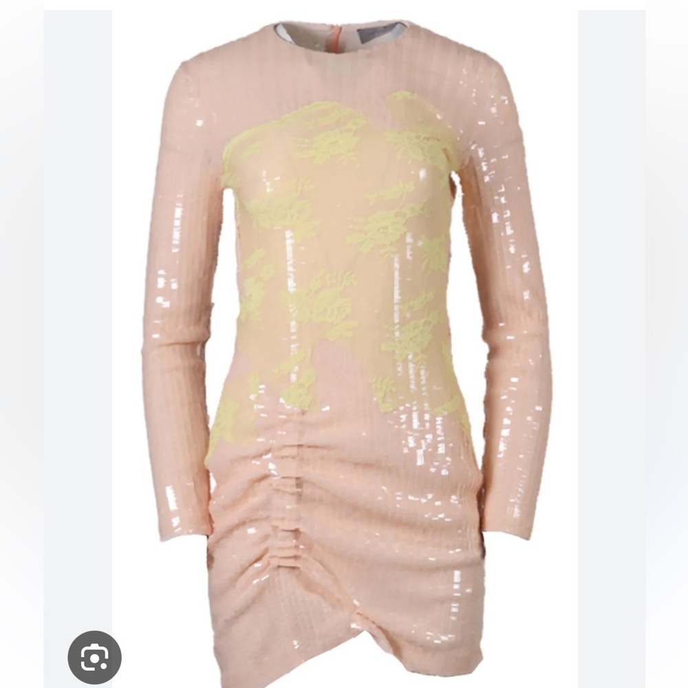 NWOT PREEN BY THORNTON BREGAZZI SEQUIN mini dress, size S
